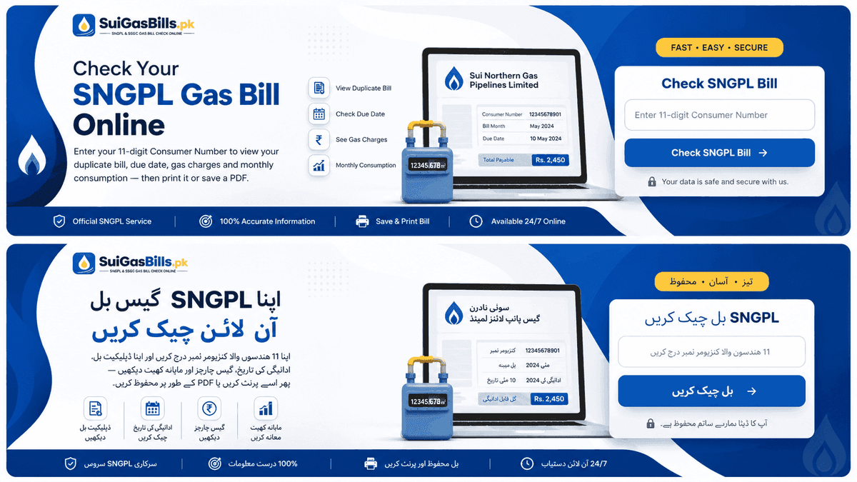 Applying for a new Sui Gas connection in Pakistan — SNGPL and SSGC application form, documents, site survey and Demand Notice process